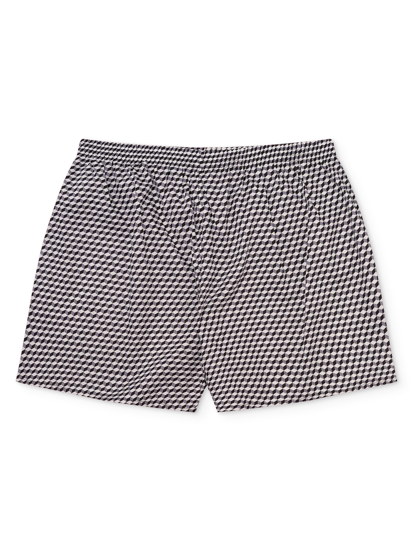 Zwart-wit heren boxershort met patroon - Image 2