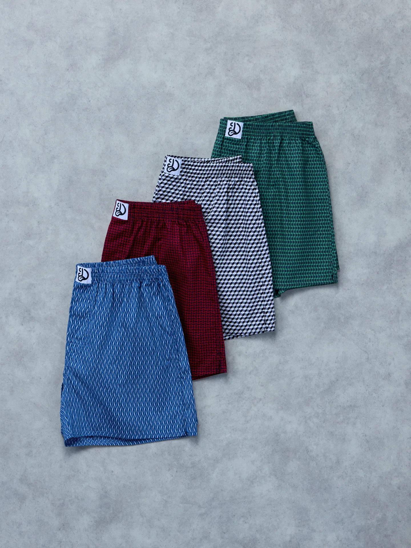 Zwart-wit heren boxershort met patroon - Image 6