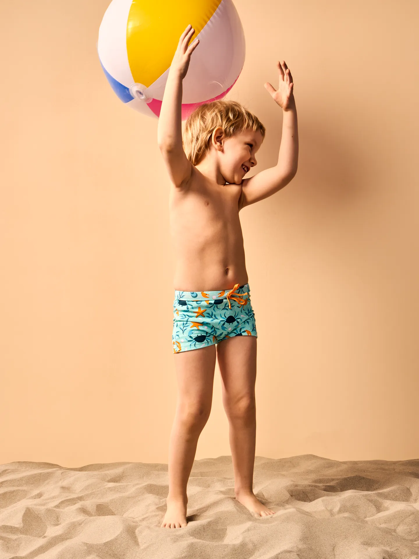 Vrolijk elastisch zwemshort voor kinderen Zeekrab - Image 3