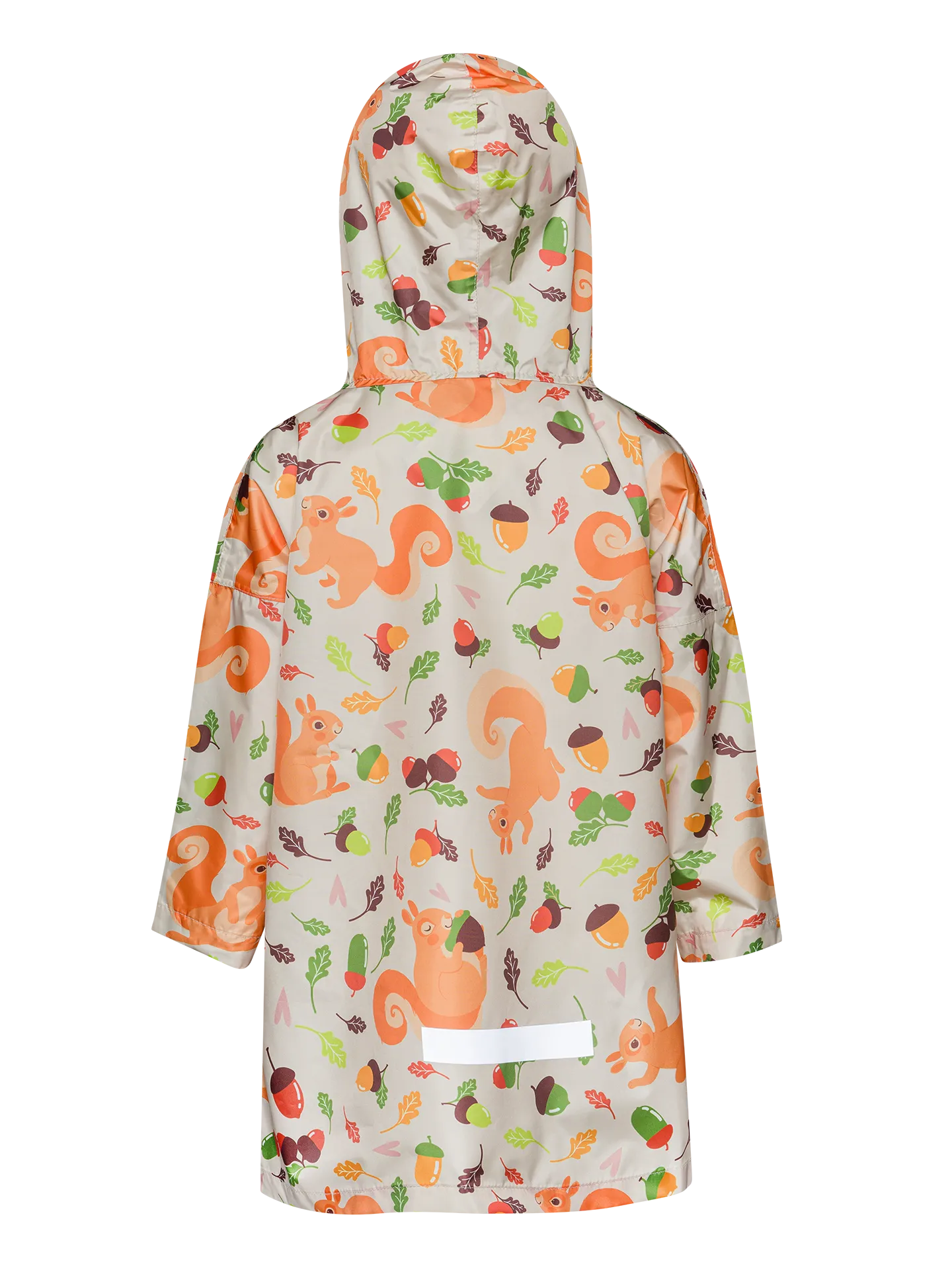 Vrolijke regenjas voor kinderen Eekhoorn en nootjes - Image 2