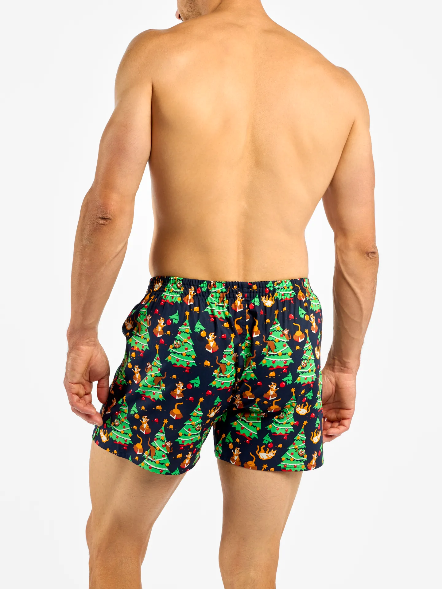 Vrolijk boxershort voor heren Katten feestje - Image 3