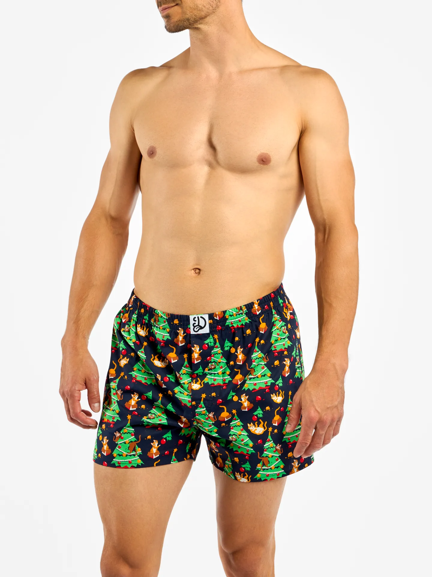 Vrolijk boxershort voor heren Katten feestje - Image 5