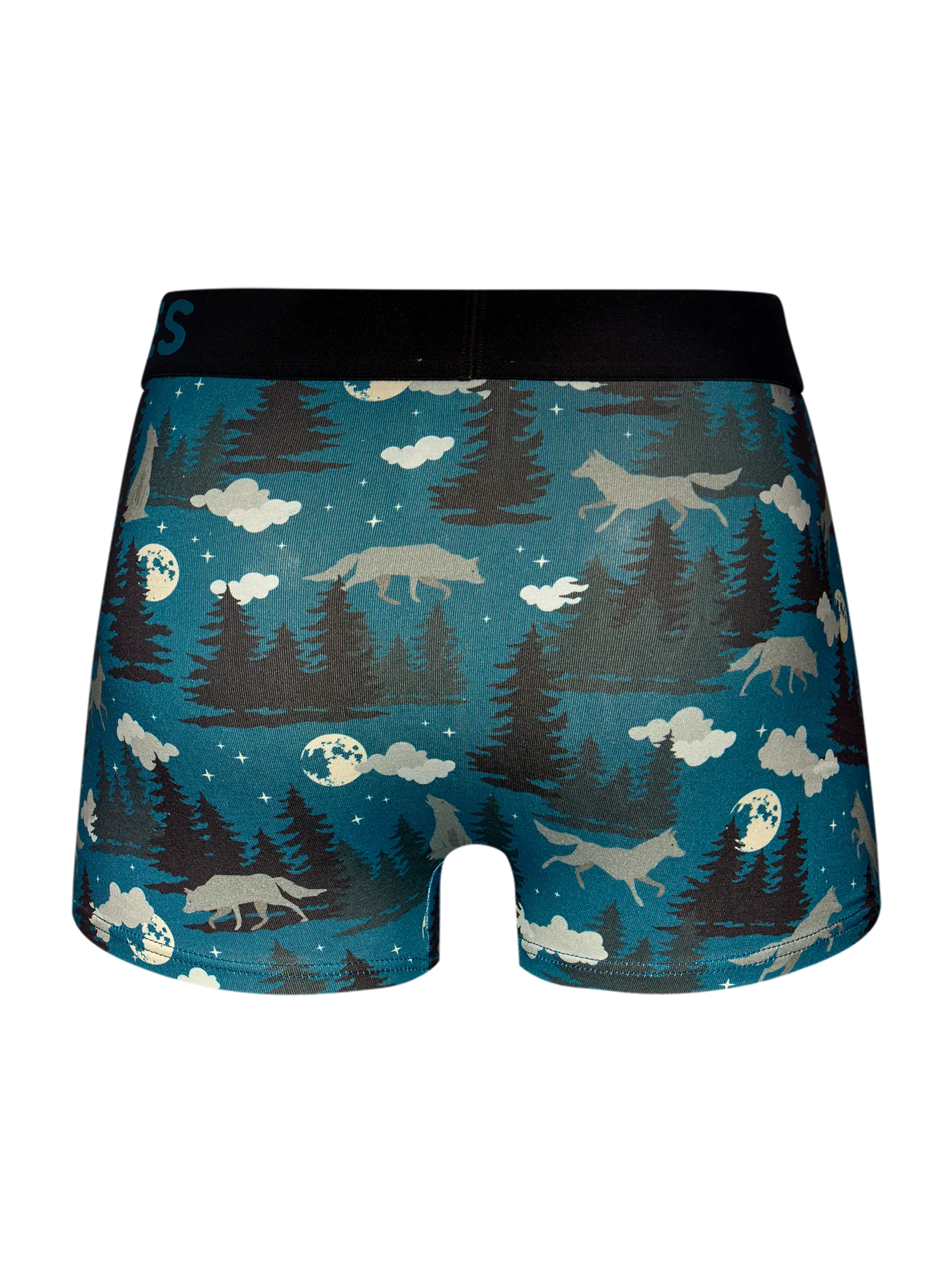 Korte herentrunks Wolf en maan - Image 4