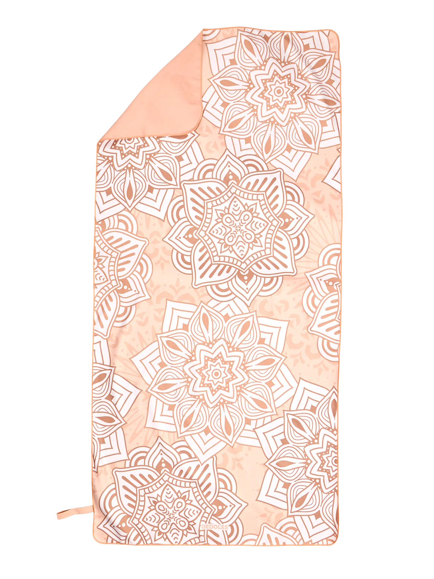 Microvezel-handdoek Beige mandala