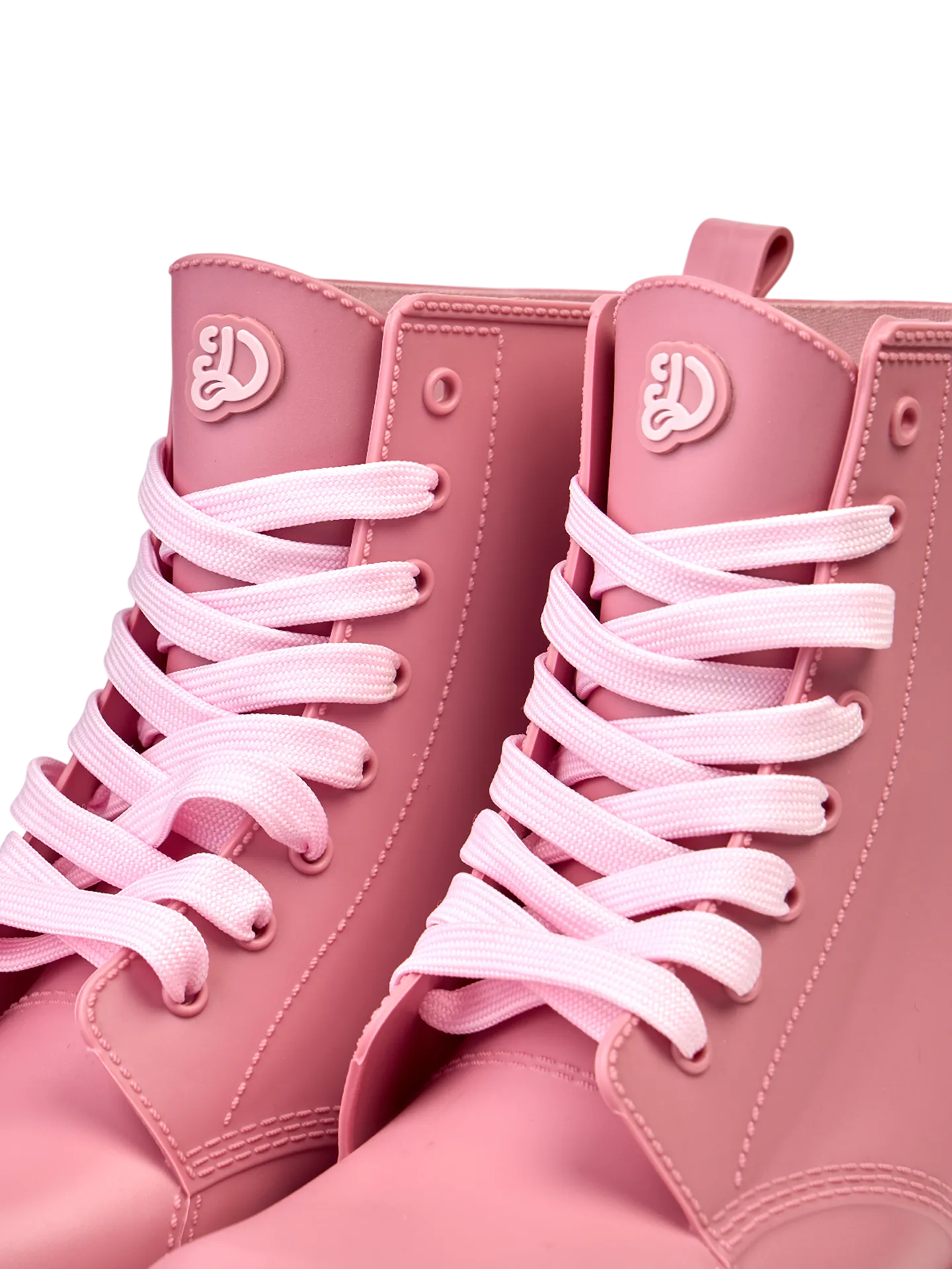 Poederroze regenlaarzen voor dames - Image 3