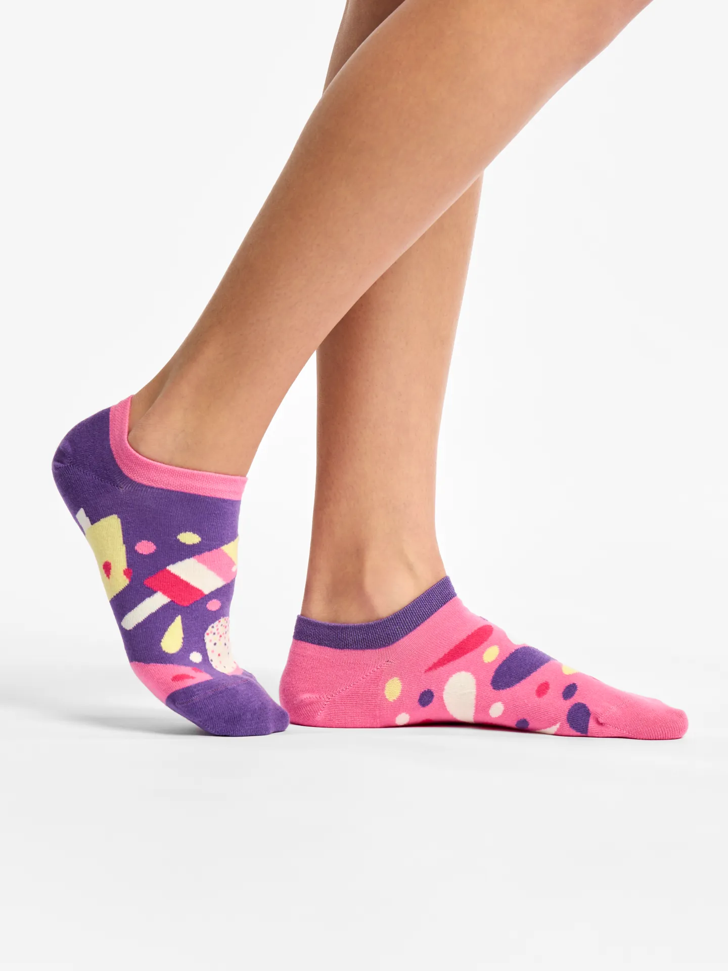 Vrolijke sneakersokken IJslolly's - Image 3