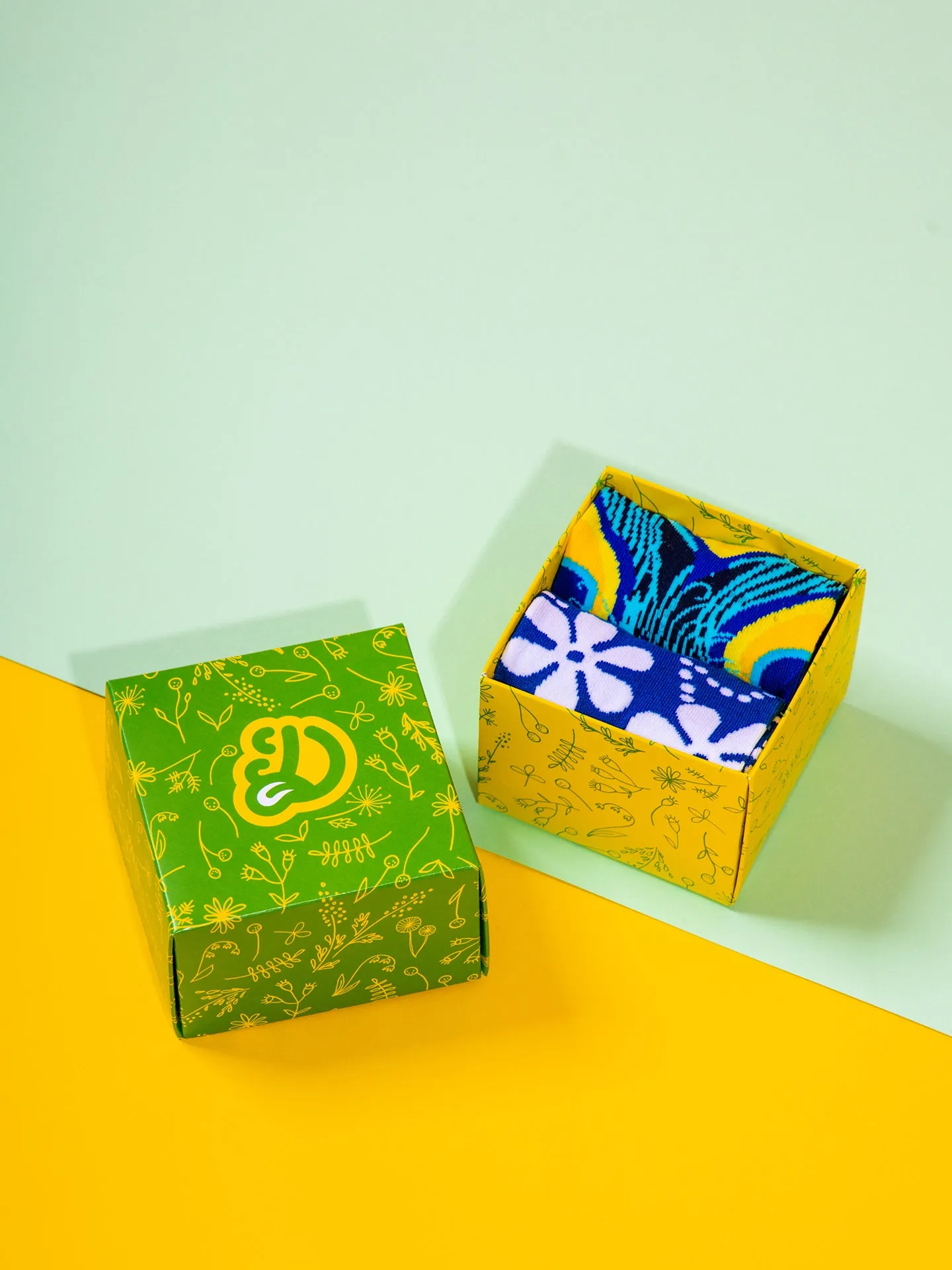 Vierkante geschenkdoos Lentebloemen - Image 5