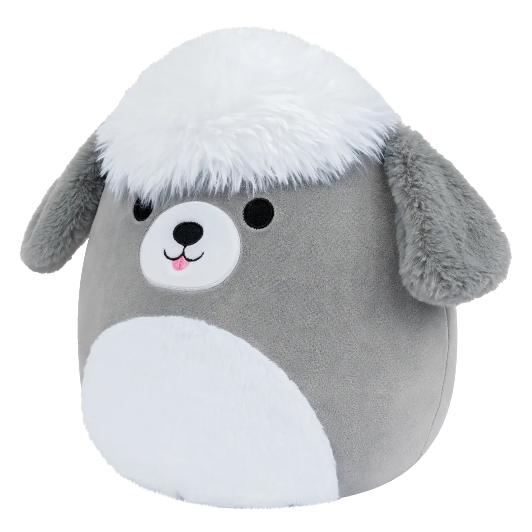 Squishmallows Arnold de grijs-witte herdershond, 13 cm - Image 2