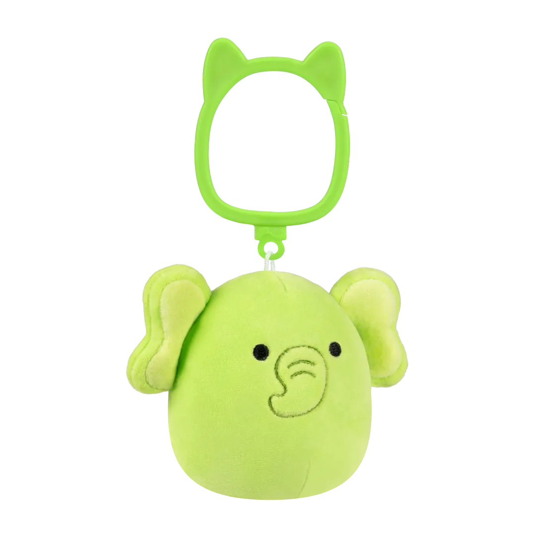Squishmallows sleutelhanger Franky de limoen groene olifant, 9 cm - Image 2