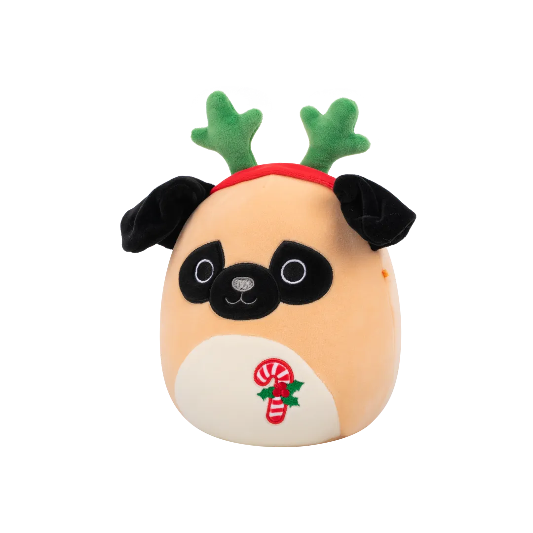 Squishmallows Prince de bruine mopshond met witte buik, 20 cm - Image 2