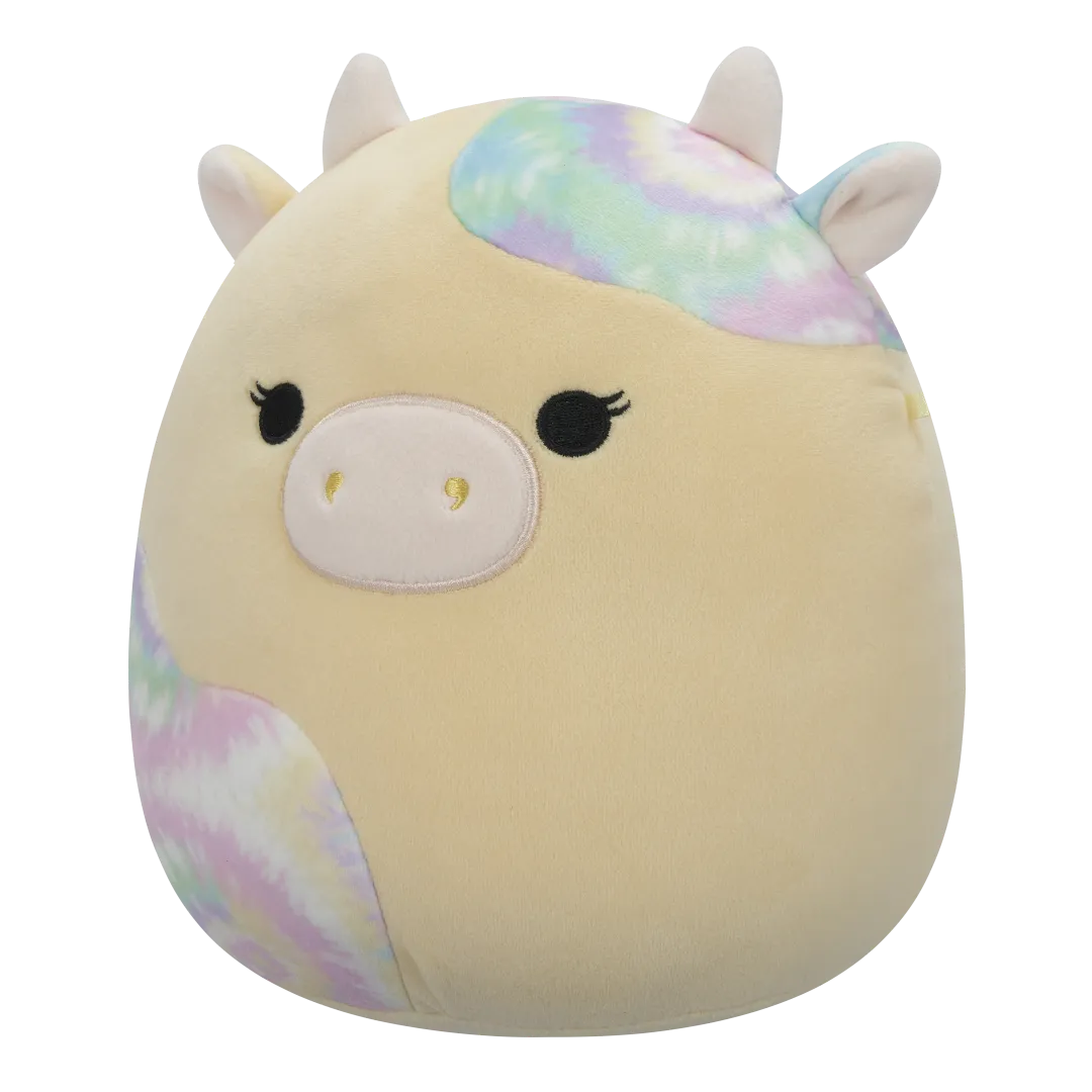 Squishmallows Rina de gele koe met tie-dye vlekken, 20 cm - Image 4