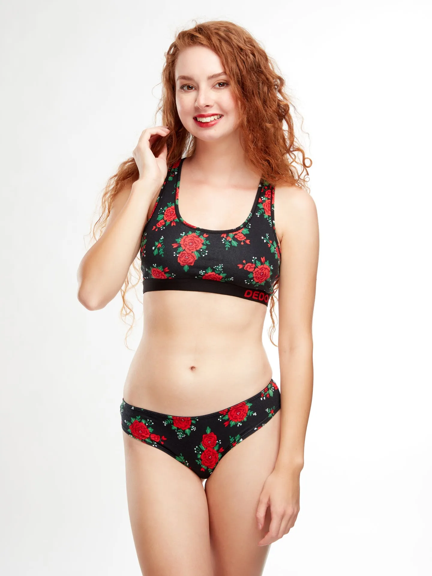 Vrolijke damesbralette Rozen - Image 3